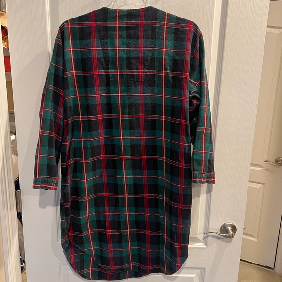 Vintage Disney Nightgown Winnie The Pooh Eeyore Tigger Plaid Sleepwear - Picture 3 of 5